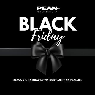 S kódom BLACKFRIDAY25 nakupujete na Pean.sk až do 30.11. so zľavou 5 % na všetko! 🖤 Chcem zľavu 👉 https://bit.ly/4mRIagv