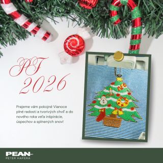 Nech sú vaše Vianoce plné radosti a nový rok plný tvorivých nápadov! 🎄✨🧵